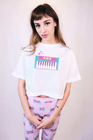 Picture of Crop top My Little Synth - Premium cotton